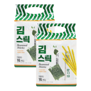 키즈웰 김스틱 과자, 2개, 256g