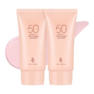 아유아유 톤업드림 선크림 SPF50+ PA++++, 50ml, 2개