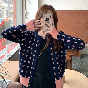 대박난박양 카모마일 니트 가디건