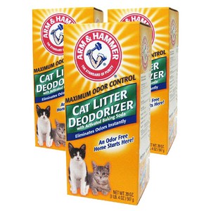 암앤해머 캣리터 디오더라이저, 567g, 3개