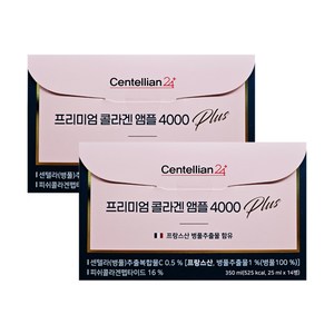 동국제약 센텔리안24 프리미엄 콜라겐 앰플 4000 플러스 14병 x 2박스, 25ml, 28개, 28개