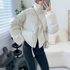 슬기로운생활 오버핏 크롭 숏패딩