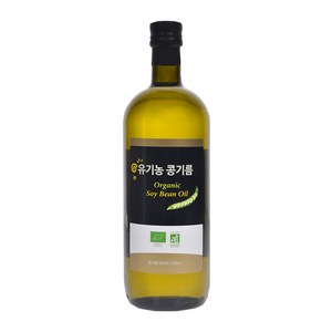 [우리농] 유기농 콩기름 대두유 식용유 1L 1000ml, 1개