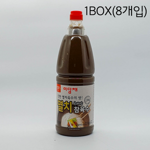 푸드코리아 미담채 멸치 국내산 참육수 2.1kg 1BOX(8개입), 8개