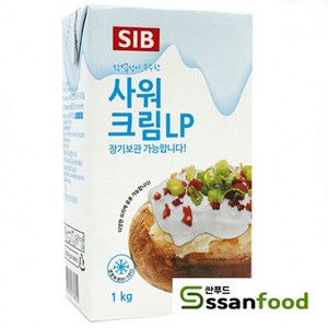 선인 사워크림LP 1L (냉장) SIB 샤워크림 나쵸소스, 1kg, 1개