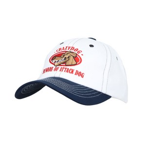 두두픽스 보씨엘 라인 크레이지 도그 스티치 볼캡 야구모자 TR11537