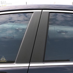 [디카르] 그랜저HG B필러 기둥 몰딩 튜닝 랩핑 스티커 용품, 1개, 헤어라인블랙