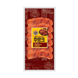 백설 (냉장)[백설]숯불갈비후랑크 후랑크소시지, 10개, 120g