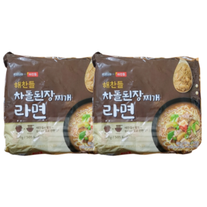 팔도 해찬들 차돌된장찌개라면120g, 8개