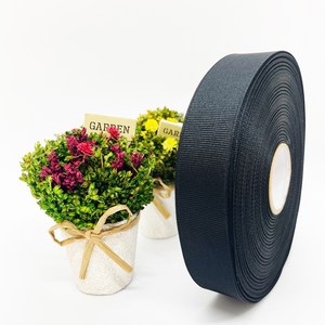 포장 리본 끈 제이제이리본 골직리본40mm 50mm 60컬러 (길이 45M ) 공단리본, 1검정, 40mm