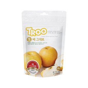 트루나스 TROO 동결건조 과일칩 9종 중 택1, 20g TROO 생배 그대로, 1개