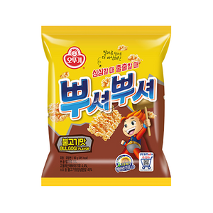 오뚜기 뿌셔뿌셔 불고기맛, 90g, 5개