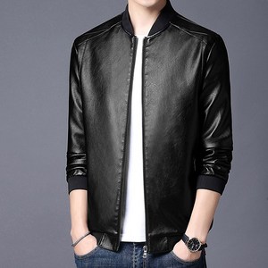 남성 라이더 가죽자켓 캐쥬어 지퍼 핏라인 오버핏 자켓 Men's jacket