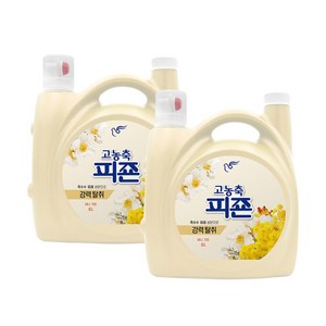 고농축 피죤 강력탈취 오리지널 써니가든 섬유유연제, 6L, 2개