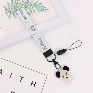 범쓰컴퍼니 캐릭터 휴대폰 손목 스트랩 키링 휴대폰줄 악세사리, 카우스(민트), 1개