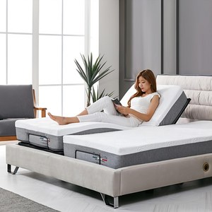 [까사살로티] 모션베드 전동침대.v1 카멜레온 (슈퍼싱글 퀸 킹트윈), 스틸블루