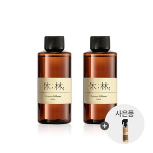 [휴림] 편백나무 피톤치드 디퓨져 세트 150ml 리필+미니 에센셜오일 편백나무 큐브칩 편백나무 트리나무 스틱 / 편백수 탈취제 방향제 곰팡이냄세제거 새집증후군 집들이선물세트, 피톤치드 디퓨져 리필 150mx2개+에센셜 오일, 1개