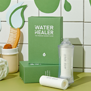 워터힐러 샤워기 필터 석회수 녹물 염소 제거 샤워 필터기, 워터힐러 6개월, 1세트