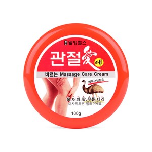 웰빙헬스 핫 관절애 바르는 마사지 크림, 3개