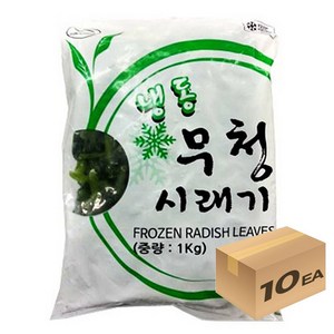 1박스) 냉동야채 무청시래기 1kg x 10개입, 10개