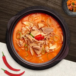 미트타임 얼큰한 홍술국(돼지 내장 돼지국밥 술국), 600g, 4개