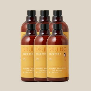 DR.JINO 닥터지노 리포조말 비타민C 리포좀 특허기술 레시틴 흡수율 액상형, 6개, 500ml