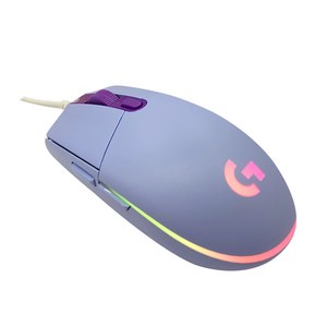 로지텍 G102 2세대 LIGHTSYNC 게이밍 유선마우스 MU0054, 라일락