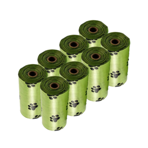 반려동물 휴대용 일회용 배변봉투 풉백 생분해 친환경 케이스 파우치, 그린(리필용), 8개, 15개입