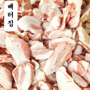 (배터짐) 삼겹살 옆추리 슬라이스 제육용 대패삼겹, 1개, 1kg