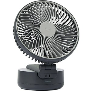 프롬비 빅팬 윈드스핀 탁상용 휴대용 선풍기 2세대, FB150, 쿨그레이