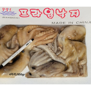 프라임 냉동활낙지 / 절단낙지, 통낙지 4마리(850g), 1개