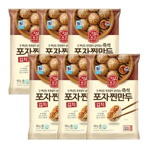 대림선 김치포자찐만두(전자레인지) 180g x 6개, 15개, 상세 설명 참조