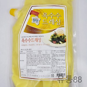 평강 옥수수 드레싱 2Kg, 1개