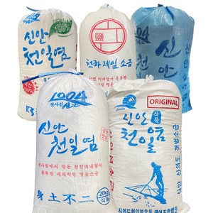 신안 천일염 명품 굵은 소금, 20kg, 1개