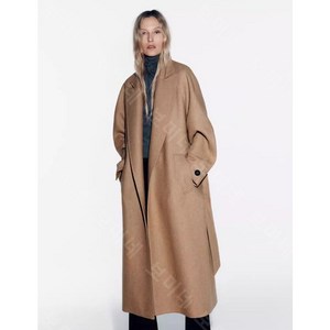 ZARA 자라 울 블렌드 모직 롱 코트 재킷