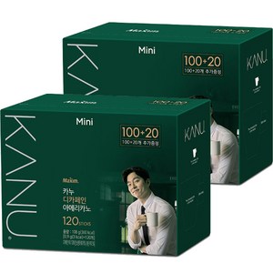 카누 미니 디카페인 아메리카노, 0.9g, 120개입, 2개
