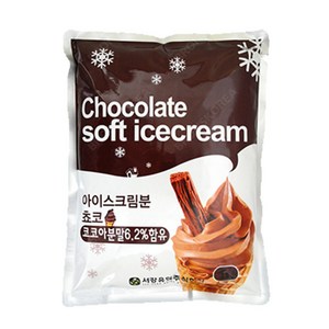 서강 아이스크림분말 초코향 1kg X 12개(1박스) 쵸코아이스크림, 12개