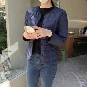 (KC인증/당일발송/사은품) 여성 경량패딩 다운 100% 자켓 라운드 V넥 투웨이 (8컬러)