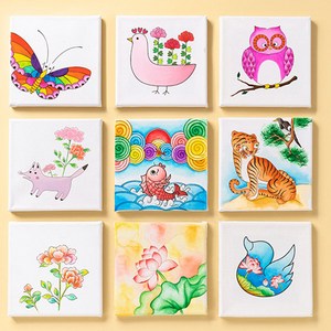 민화 캔버스액자 만들기 10종 / 민화그림그리기, 까치호랑이