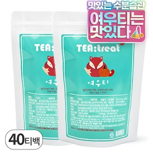 티트리트 여우티 팥호박차, 20개입, 2개, 1.5g