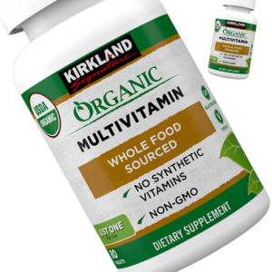 커클랜드 시그니처 오가닉 멀티비타민 (Kikland Signatue USDA Oganic Multivitamin Coated Tablets), 2개, 80정