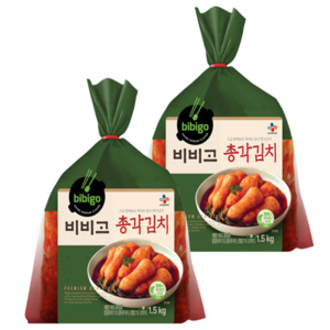 비비고 총각김치, 1.5kg, 2개