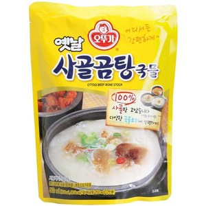 오뚜기옛날 사골곰탕 국물, 500g, 4개