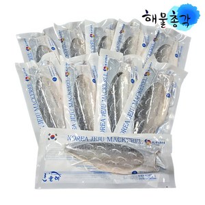 해물총각 국산 제주 고등어살 왕특대, 10개, 200g