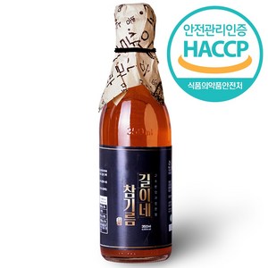 시장쏙 고소한 길이네 참기름, 1개, 350ml