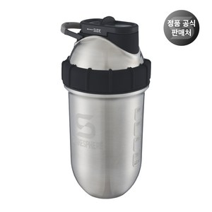 쉐이크스피어 스틸 노볼 쉐이크통 프로틴쉐이커 스테인리스, 스틸 실버, 700ml, 1개