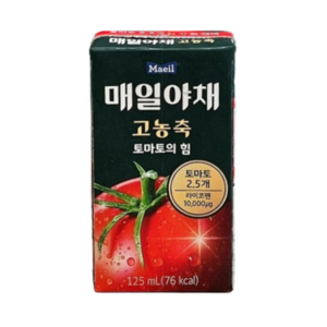 매일유업 매일야채 고농축 토마토의 힘, 125ml, 12개 골드박스 특가