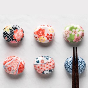 일본풍 일식 세라믹 도자기 하시오키 수저 젓가락 받침 6종, C, 1개