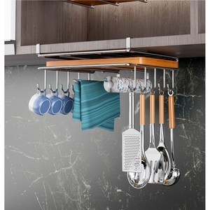 마벨인홈 주방 씽크대 공간활용 다용도 선반 랙, 실버