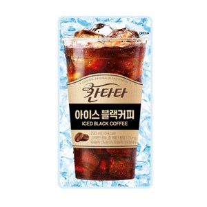 칸타타 아이스 블랙 파우치 230ml 50팩, 50개